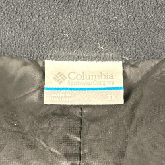 Columbia Women's Black Puffer Fleece Lined Vest Insulated Full Zip Size 3x - Picture 4 of 7